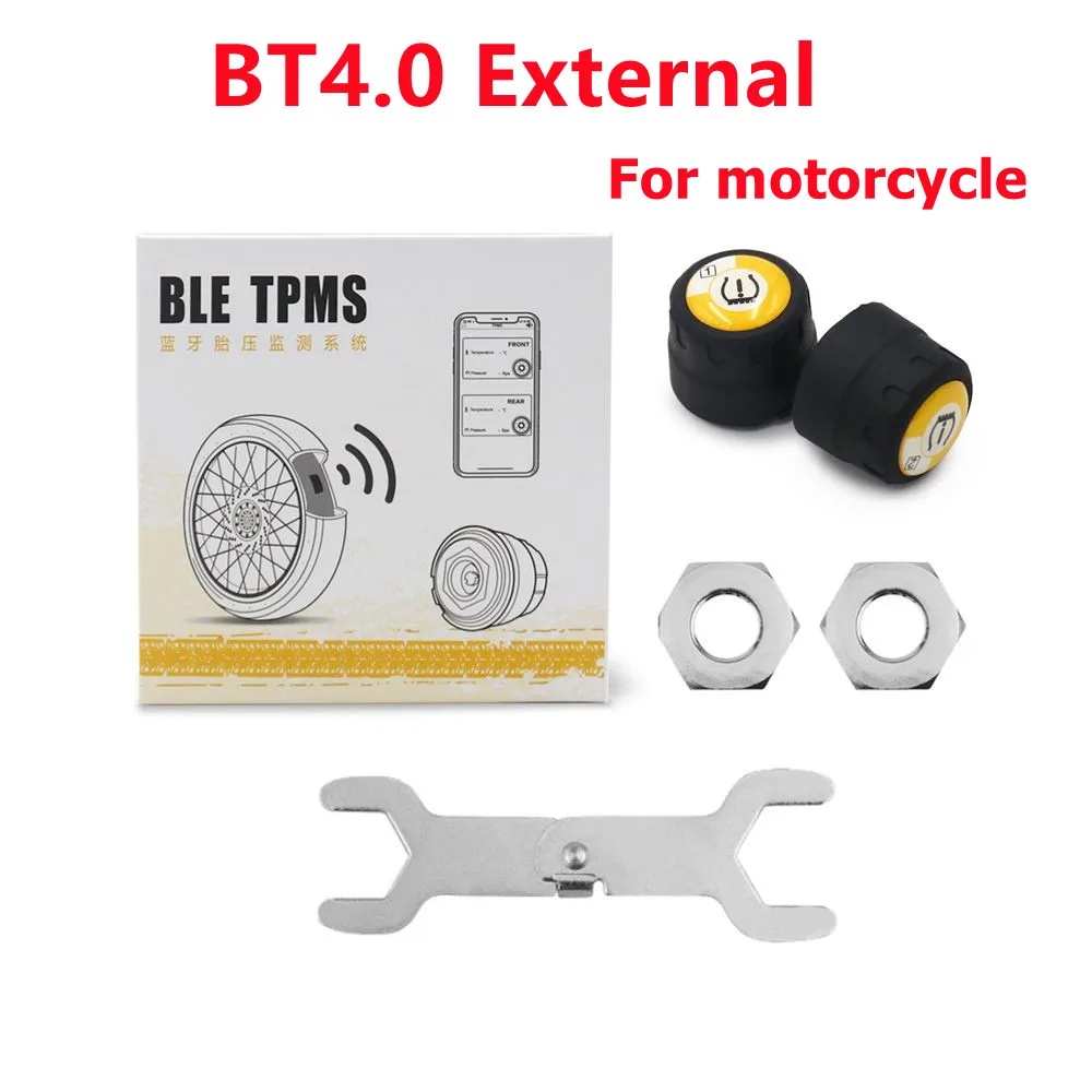 

Датчик давления в шинах для Android iOS BLE TPMS, водонепроницаемый внутренний и внешний датчик давления в шинах s Bluetooth 5,0