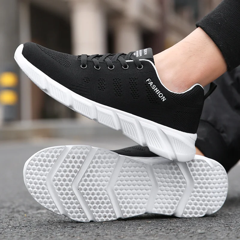 

Hot Sale Mens Sneakers 2021 New Men Casual Shoes Lac-up Breathable Running Sport Light Walking Shoes Tenis Masculino Zapatillas