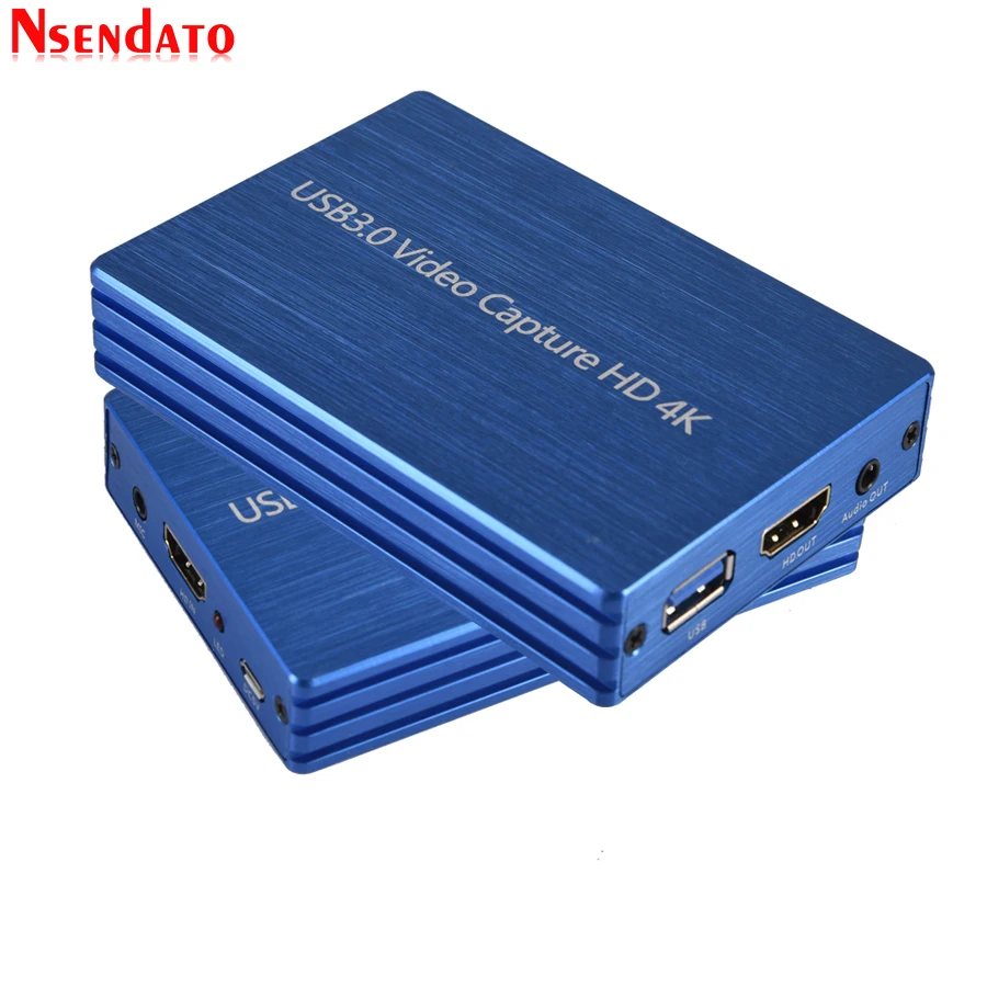 

4K HD USB 3,0 карта видеозахвата ключ 1080P 60fps HD видео Регистраторы игры Grabber для OBS захвата игровая карта захвата в прямом эфире