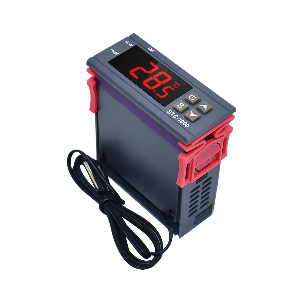 Digital Temperature Controller Thermostat Thermoregulator incubator Relay LED 10A Heating Cooling STC-1000 STC-3000 12V 24V 220V |