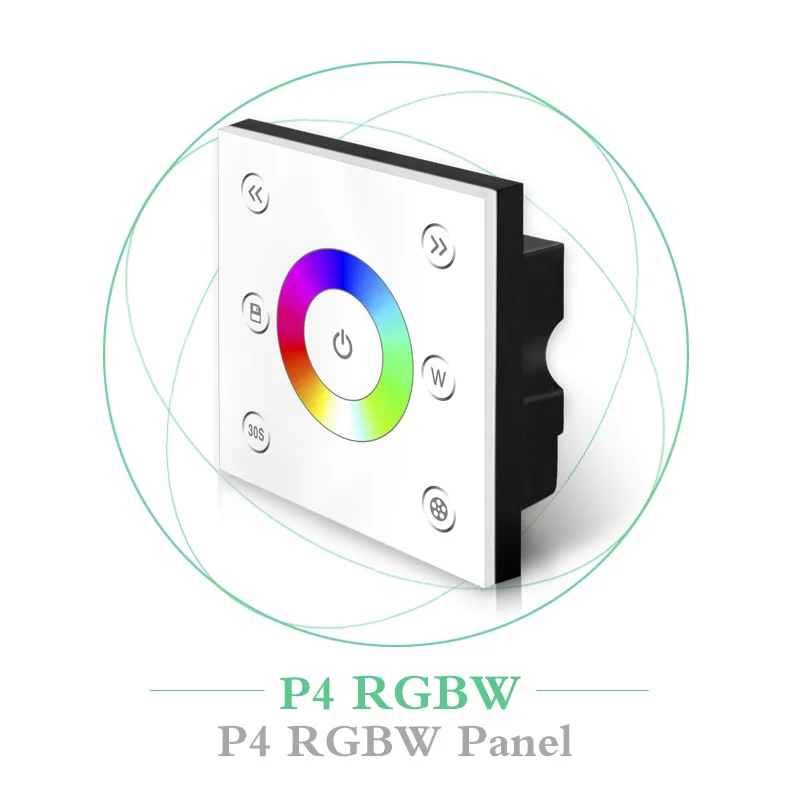 DC 12V-24V 4CH Сенсорная панель RGBW контроллер умный RF беспроводной пульт