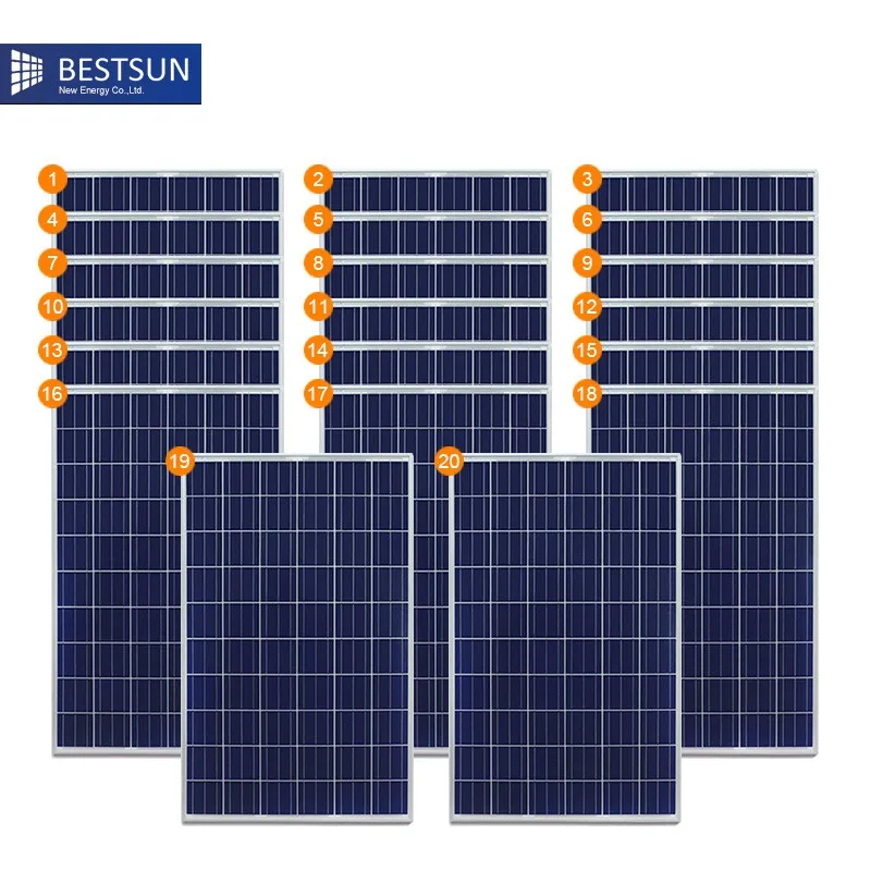 Полный 5KW Солнечные энергетические установки решетки для дома|Комплекты