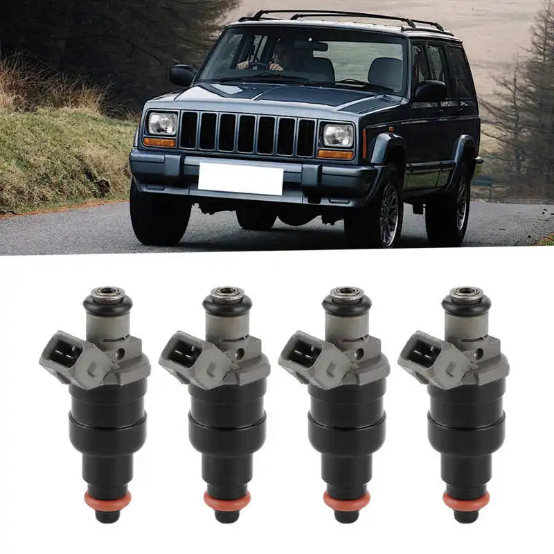 

4Pcs Fuel Injectors 53030778 Car Engine Parts Fit for Jeep Cherokee/Wrangler 2.5L I4 car accessories