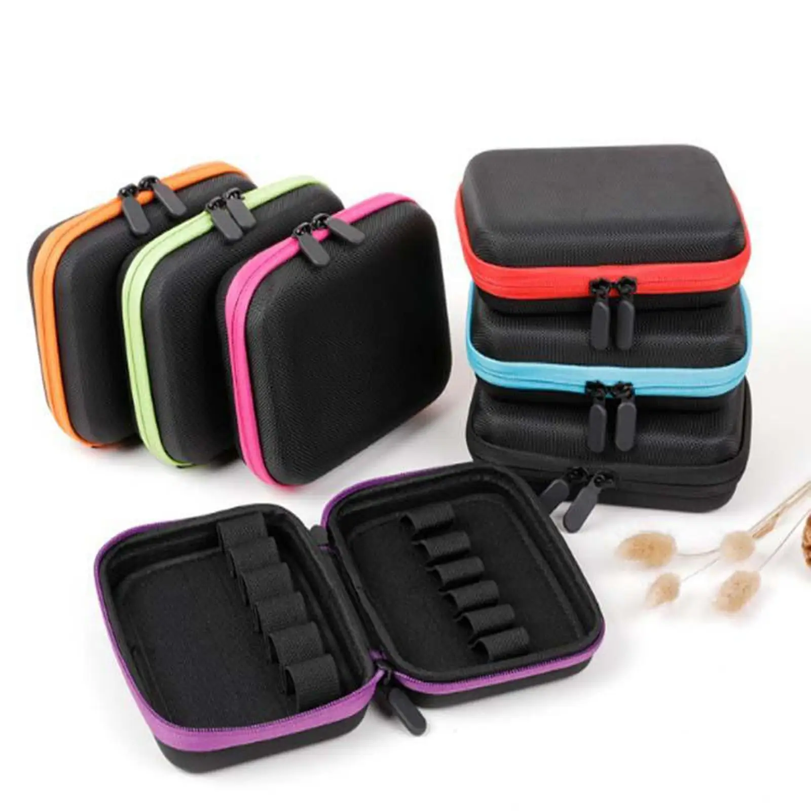 

12 Bottle of Essential Oil Carry Case 10ml Holder Storage Aroma Therapy Hand