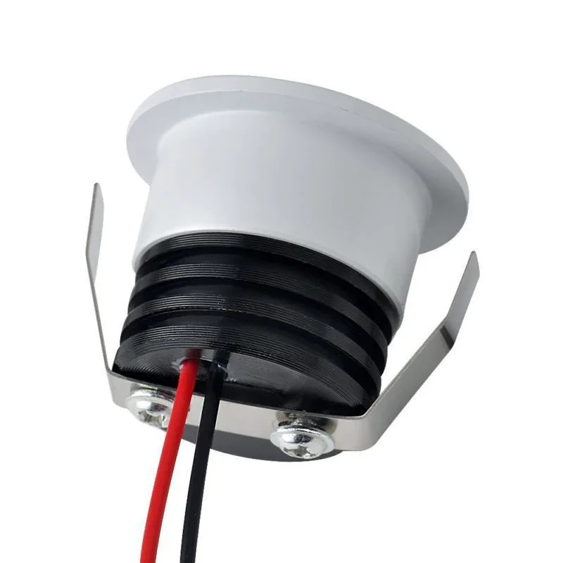 Встраиваемый светодиодный мини светильник для шкафа точечный с регулируемой