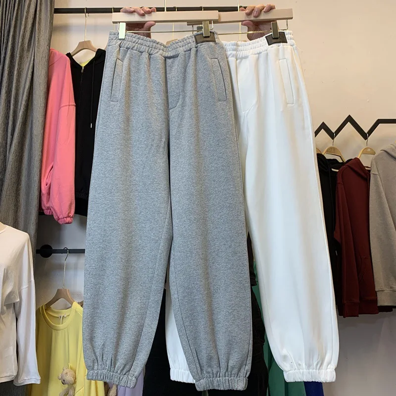 

Sweatpants women fall 2020 new salt Japanese students show thin trousers leisure loose joker beam foot trousers