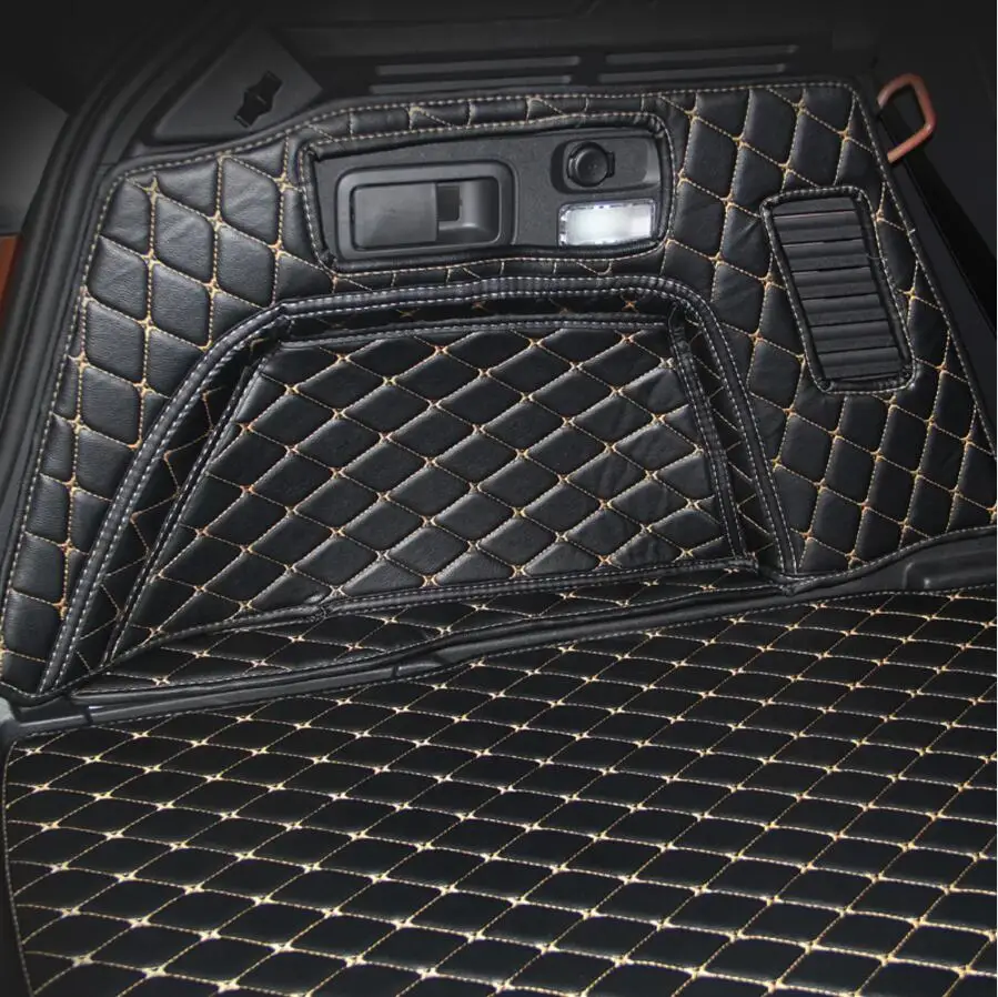 

fiber leather car trunk mat for peugeot 3008 2016 2017 2018 2019 2nd generation car accessories