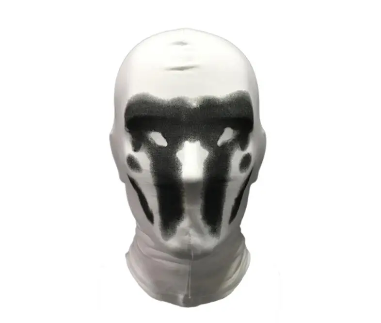 1 Rorschach Inkblot Moving Original Mask Version Balaclava Cosplay - Цвет: 1