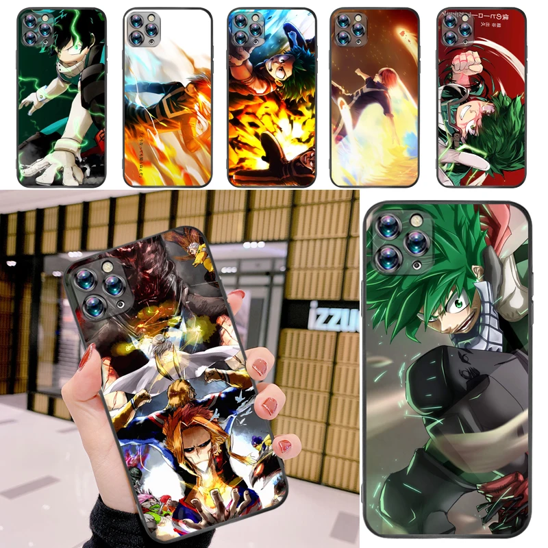 

My Hero Academia Tomura Boku Todoroki Shouto Bakugou Katsuki Dabi Shigaraki Phone Case For iPhone 11 Pro MAX Coque Carcasa