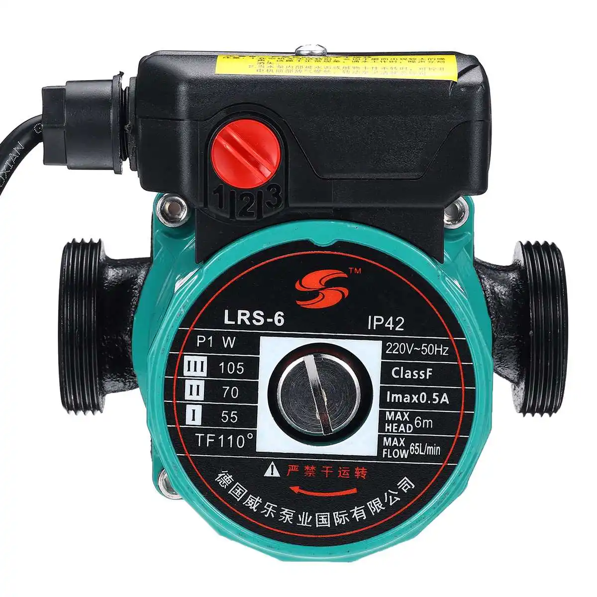 3-Скорость 220V центральное отопление циркуляционный насос Mute бойлер горячей воды циркуляционный насос чугун IP42 защита F класс изоляции