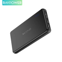 ravpower power bank 10000mah portable charging poverbank fast charging powerbank for xiaomi redmi 8 7 iphone 11 external battery