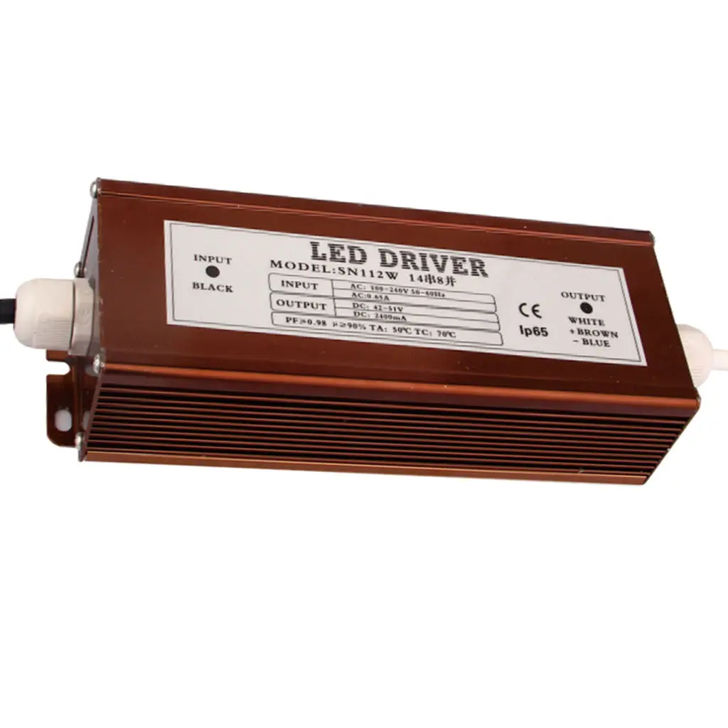 

112W 2400mA Constant Power LED Driver AC85-265V(in) DC36-49V(Out) IP65