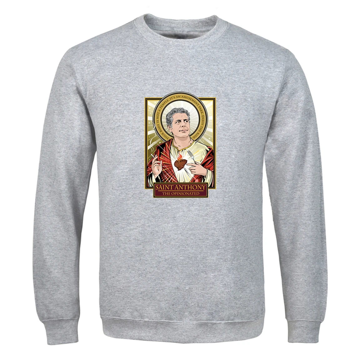 

Мужские флисовые толстовки с капюшоном, в стиле Святого Энтони