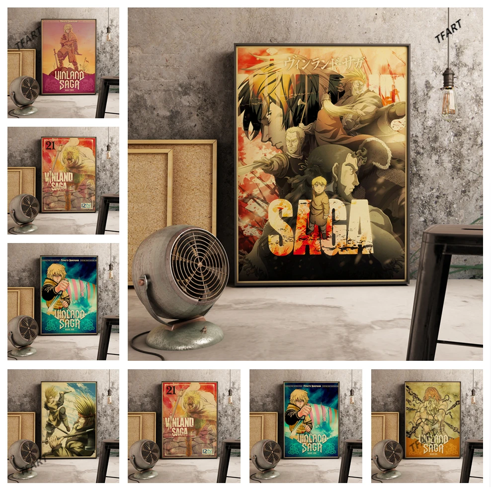 

Алмазная живопись Vinland Сага, аниме, алмазная вышивка «сделай сам», алмазная вышивка, аксессуары для украшения комнаты