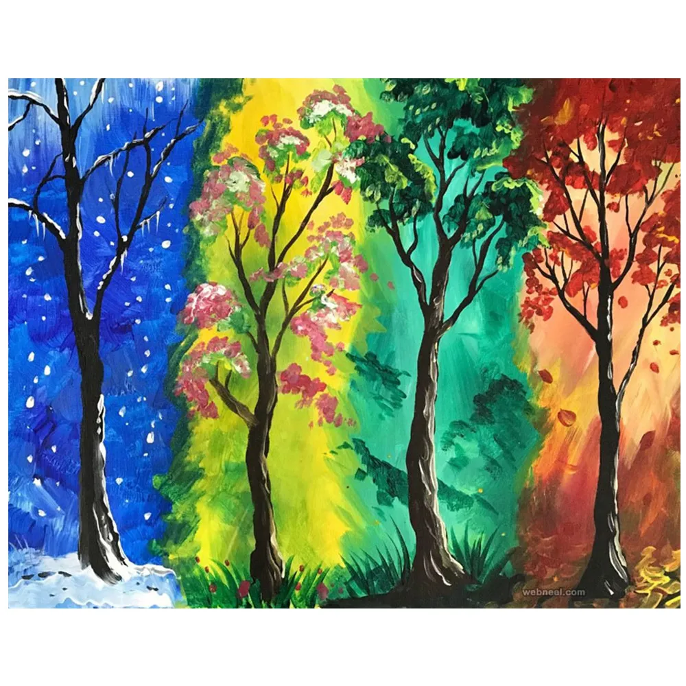 Картина из страз 5D с принтом Пейзаж набор для алмазной вышивки сделай сам мозаика