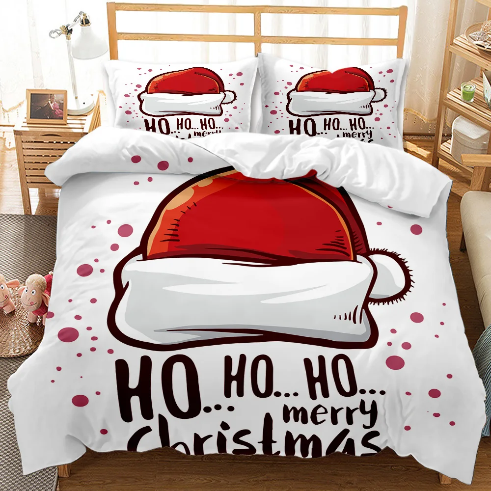 

3d Christmas Bedding Set Cute Dogs Duvet Cover Set 2/3 Pcs Cartoon Print Pillowcase Bed Cover Twin King Queen For KIds Gift