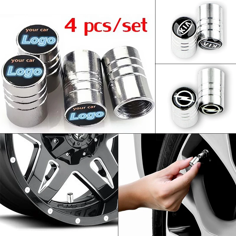 4 шт. автомобиль сердцевина клапана шины заглушки Accessoriesfor VWs фольксвагенов Audis