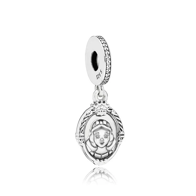 100% 925 Sterling Silver New Elegant and Exquisite 797485CZ MAGIC MIRROR HANGING CHARM Original Jewelry Free Shipping |