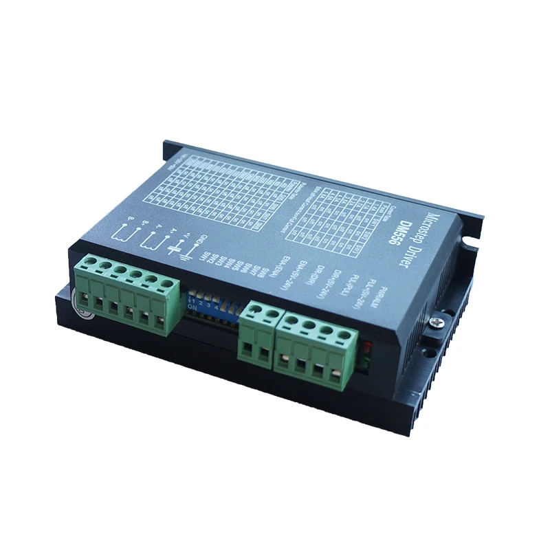 Nema23 42 DM556 Драйвер шагового двигателя 256 подразделение 24-50VDC 4.5A 2-фазный цифровой