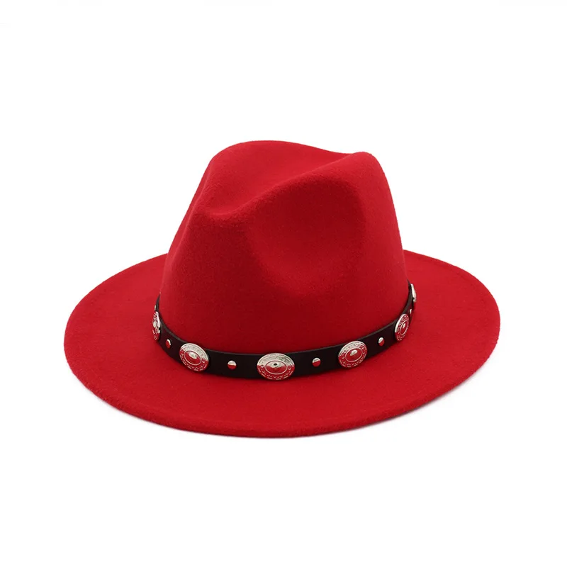 Трендовая шляпа-трилби из искусственной шерсти с широкими полями для мужчин и