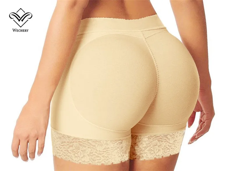 Wechery тело формирующие подкладки Butt Lifter Faja для женщин плюс размер живот для похудения контроль Формирователи кружева украшенный Мягкий трусики