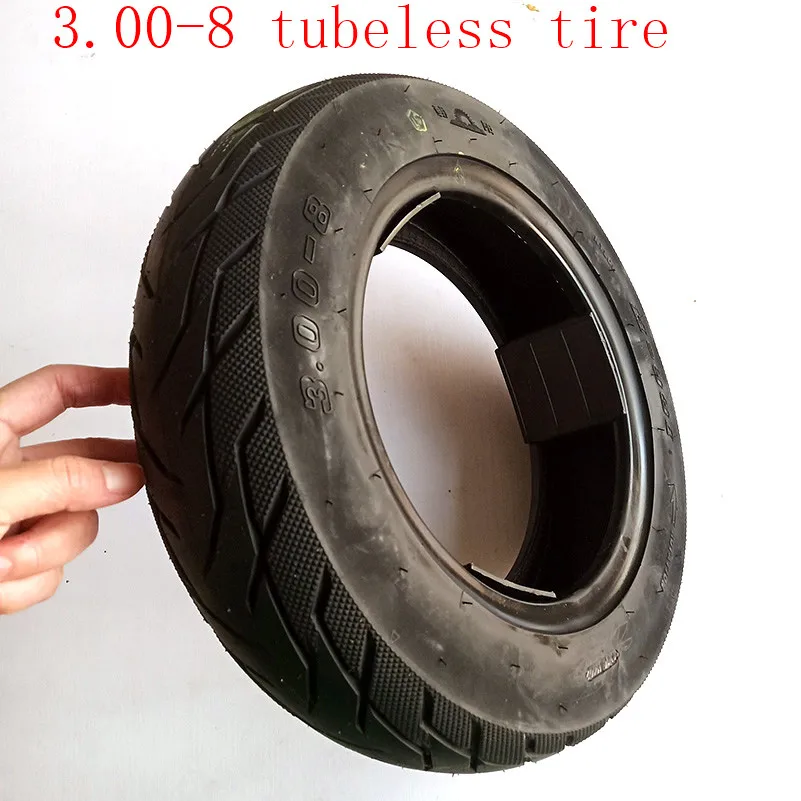 Бескамерная TireVacuum шина для скутеров размер 3 00 8 газовых и электрических