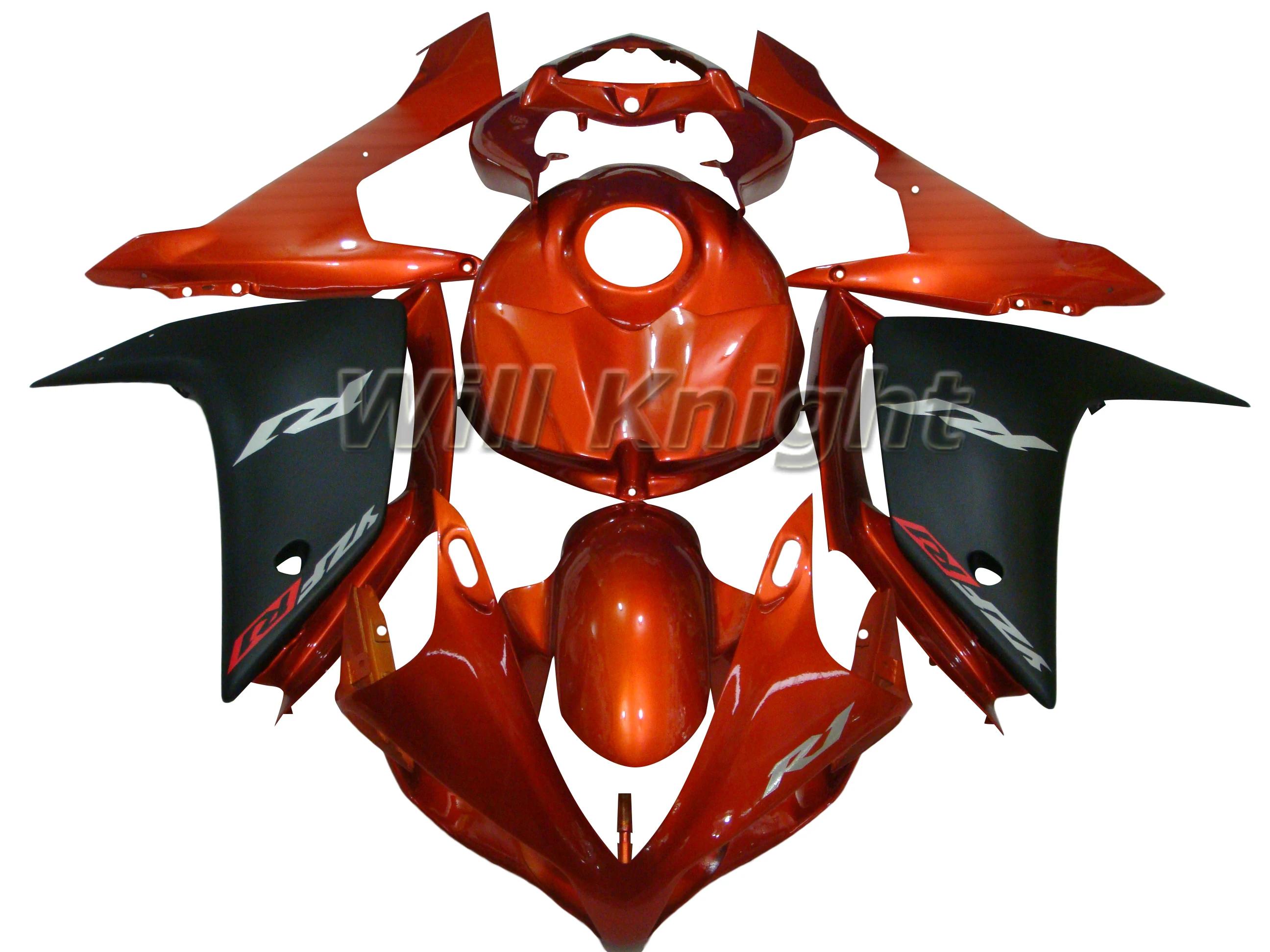 Корпус инжектора крышка обтекателя комплекты для Хамы YZF1000 YZF R1 2007 2008 ABS