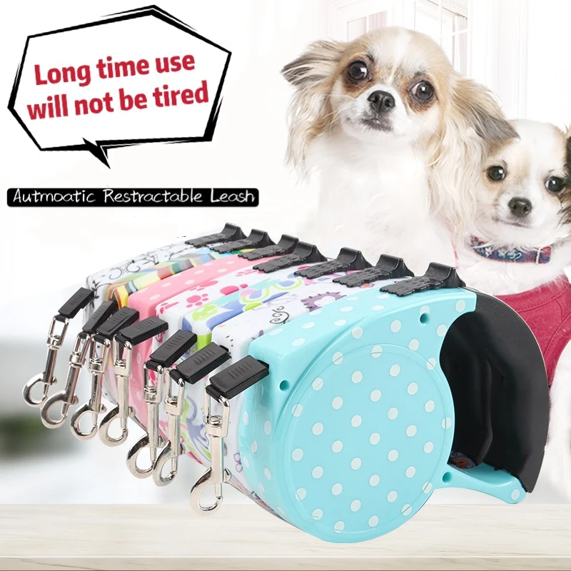 5 м цветной для домашних животных собак автоматический удерживающий поводок