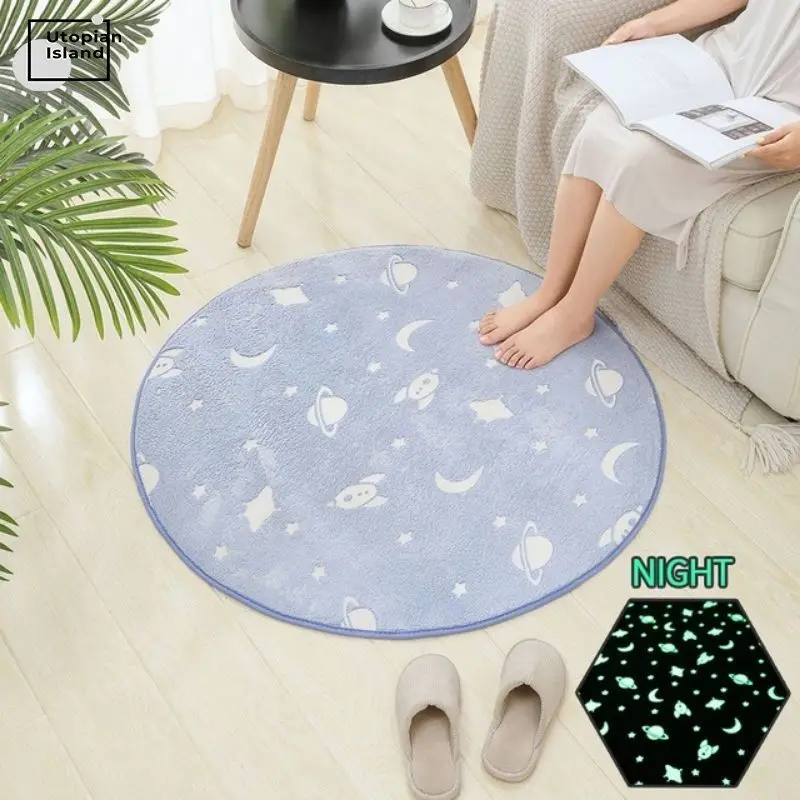 Плюшевые ковры люминесцентный коврик для гостиной и столовой детский пушистые