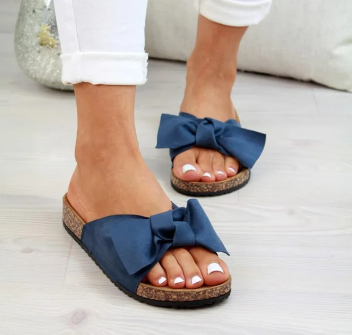 

Women's Sandals Platform Retro Shoes Woman Fashion Female Shoes Summer Bow Sandals Shoes Women Flip Flop Chaussures Femme88j