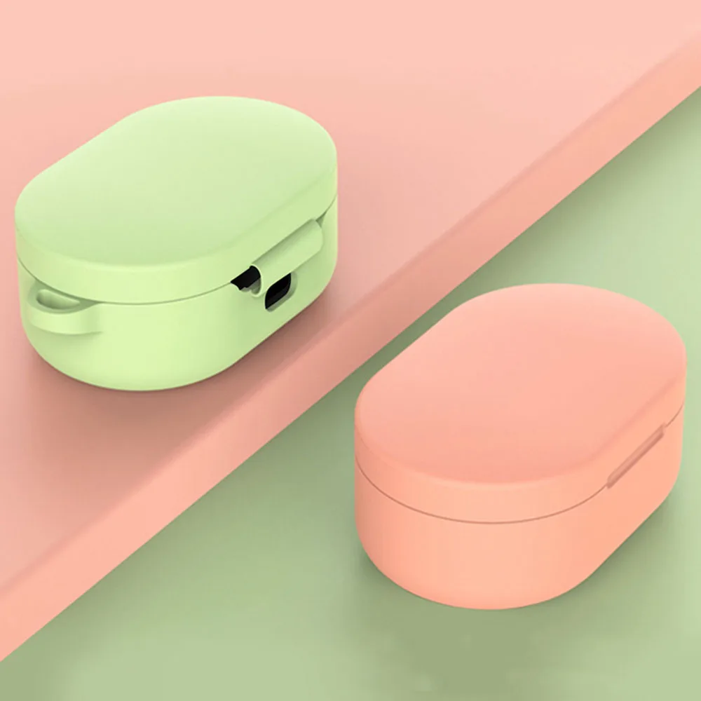 Силиконовый чехол Защитный чехол для Xiaomi Redmi Airdots TWS Bluetooth наушники Молодежная гарнитура для гарнитуры защитная коробка