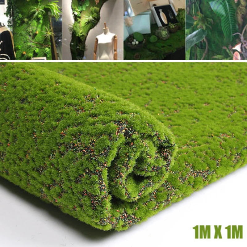

SimulationArtificial Moss Fake Green Plants Faux Moss Grass DIY For Shop Home Patio Lawn Mini Garden Micro Landscape Decoration