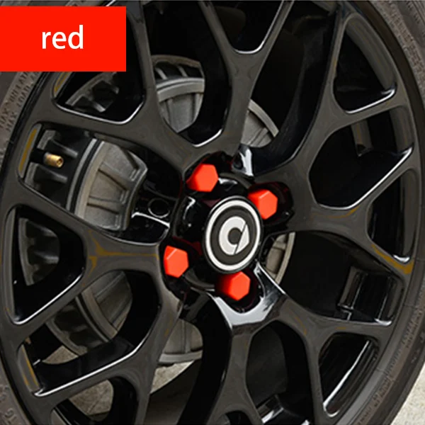 

4 шт., гайка для колеса автомобиля, крышка для внешней отделки, аксессуары для стайлинга автомобиля для Mercedes Smart 453 fortwo forfour