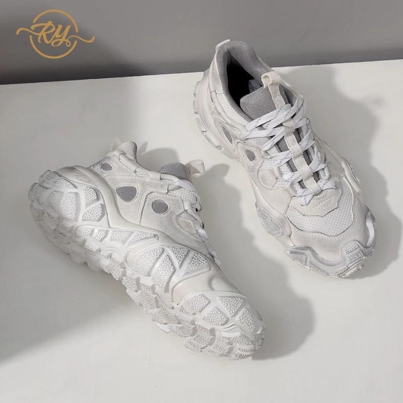 RY RELAA женские кроссовки 2018 женская повседневная обувь из натуральной кожи модная