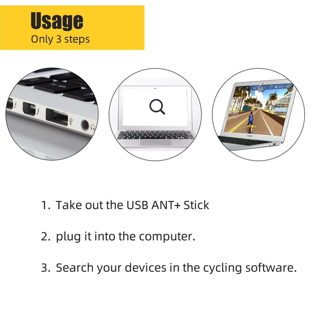 THINKRIDER ANT + USB Расширенный передатчик приемник совместимый с Garmin велосипедный
