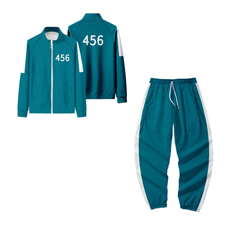 2021 модная трендовая одежда для косплея из игры кальмар свитшот с принтом куртка