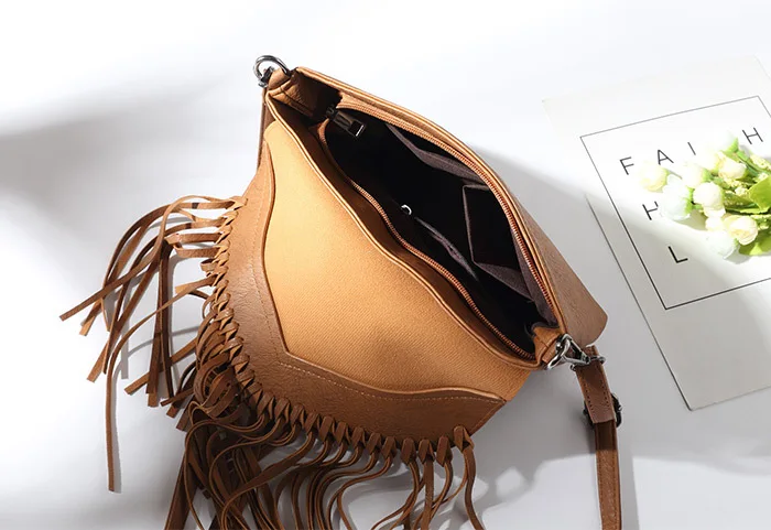 

Fashion Pu leather women shoulder bags Female envelope tassel Messenger bag women's sling bags small