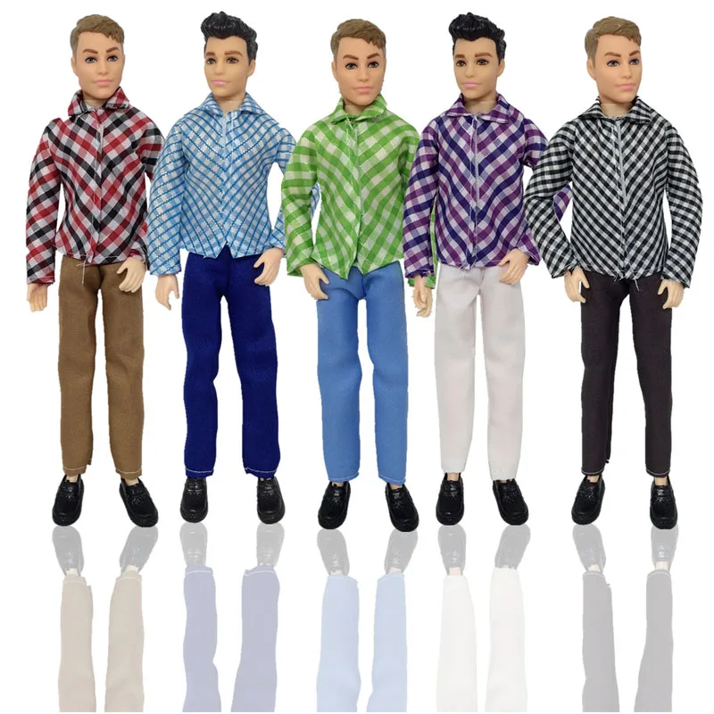 

Ken Doll Clothes Doll Daily Wear Casual Suit Sweatshirt Pants Wedding Party Suit Man Male Doll Clothes For 30cm Doll Accessories