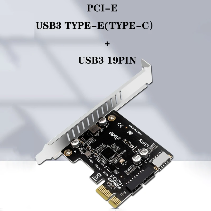 PCI-E-2 порта USB 3 0 адаптер супер быстрая PCI Экспресс плата расширения с внутренним