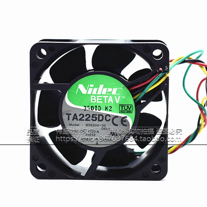 Новый скоростной вентилятор TA225DC B35200-35 6025 12 В 6 см