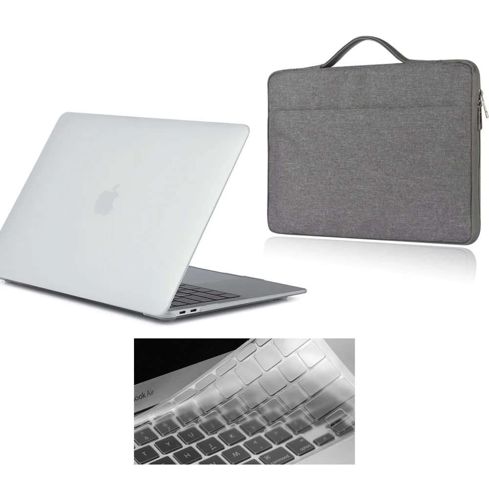 

Laptop Case for Apple Macbook Pro 13/15/Macbook Air 13/11 Inch Protective Shell + Keyboard Cover + Laptop Bag