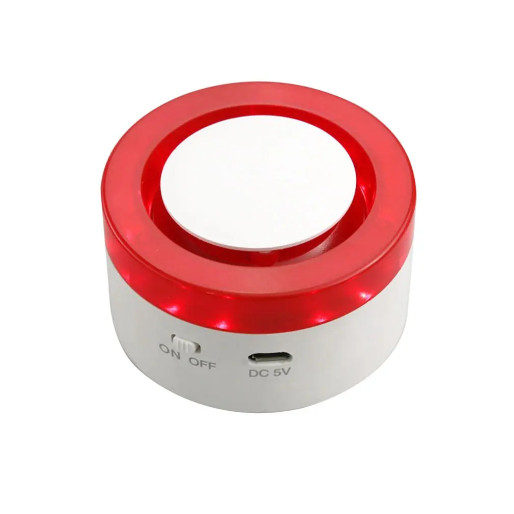 Стробоскопическая вспышка Сирена с 95 дБ большими звуками 1 шт. домашний датчик