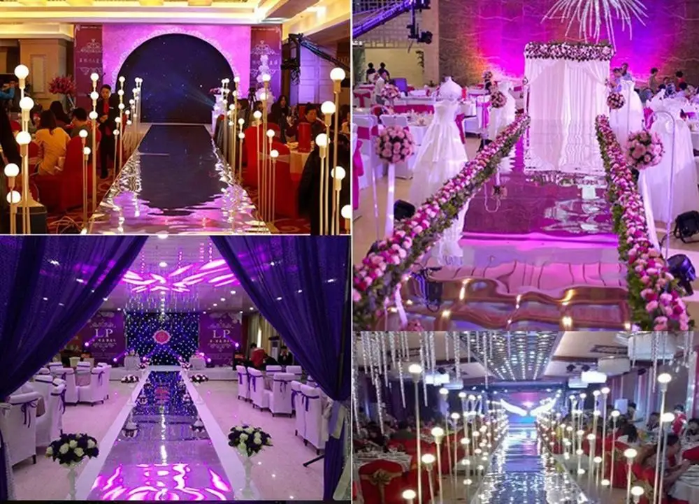 Роскошные Свадебные Центральные элементы сувениры зеркальный ковер ковёр