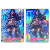 attack on titan mikasa ackerman acg sexy toys hobbies hobby collectibles game collection anime cards