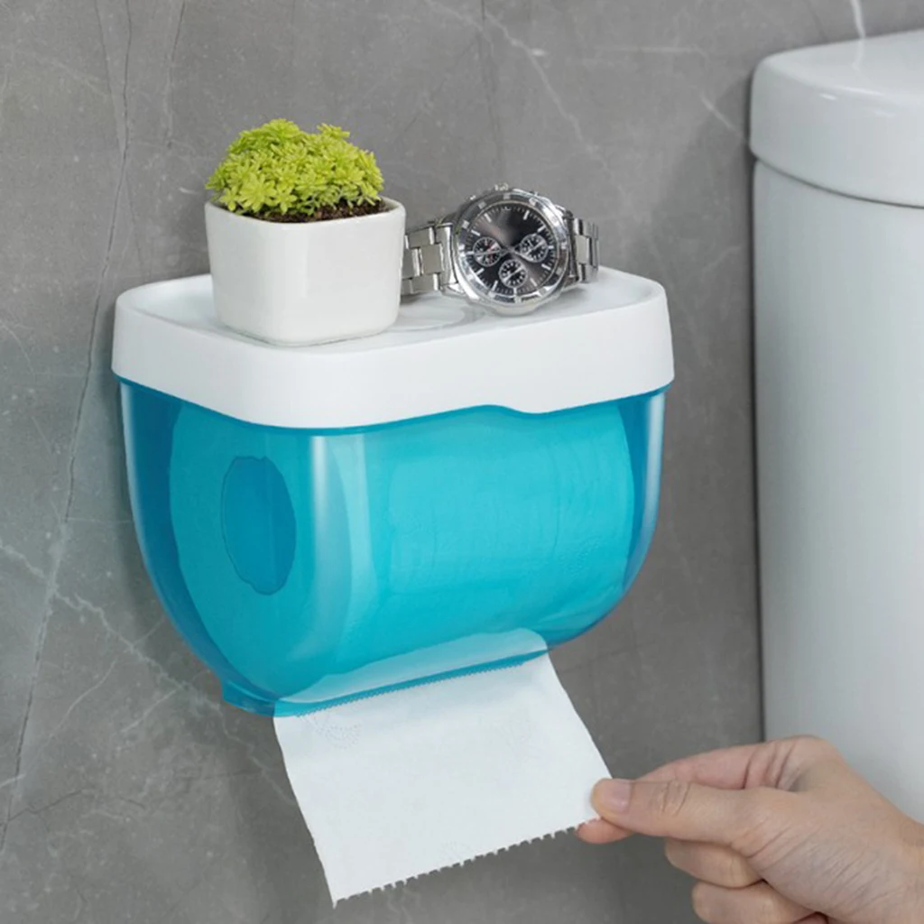 

Самоклеящаяся салфетка для ванной комнаты Туалет дозатор держателя для бумаги держатель для телефона