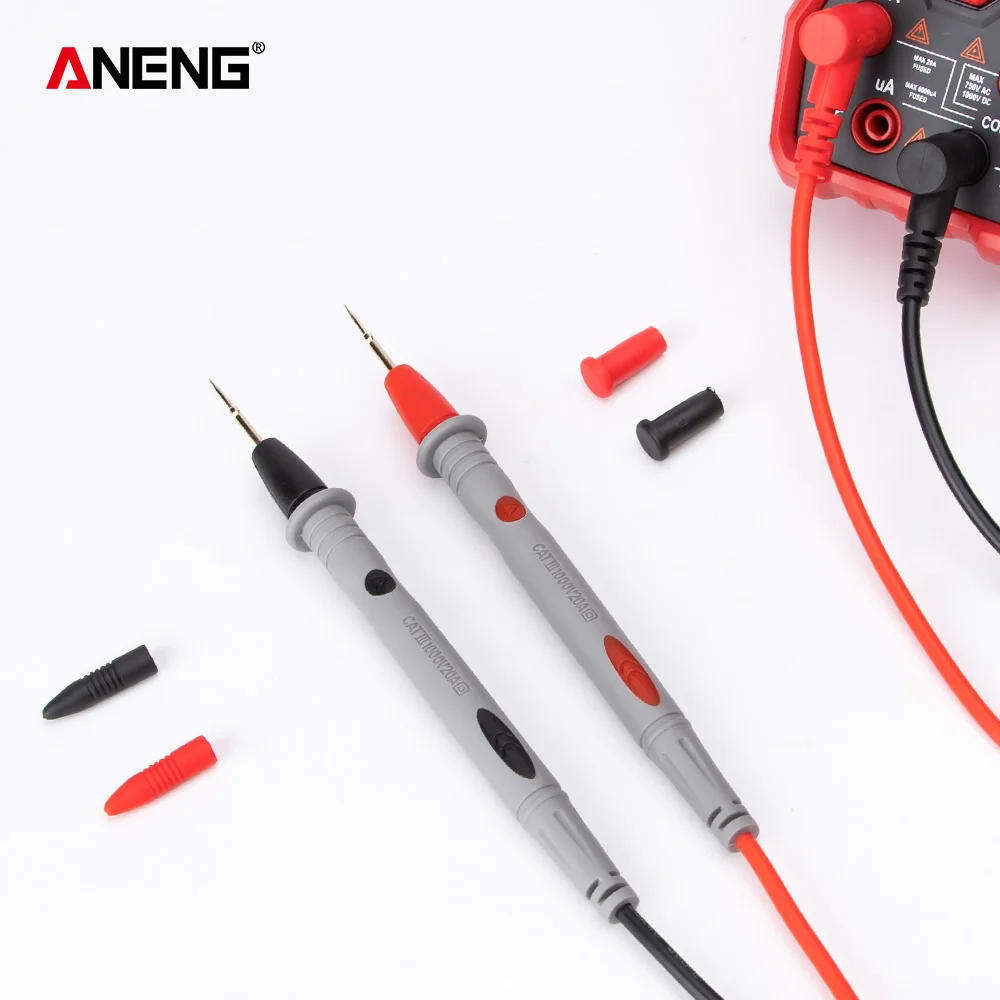 PT1031 20A gold-plated special tip Digital Multimeter Test Lead 1000V Slicon Rubber Wire Retardant Gilded Sharp Needle Probe | Инструменты