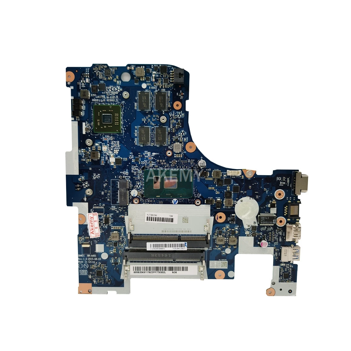 Для For Lenovo 300 17ISK материнская плата для ноутбука BMWD1 NM A491 5B20K61878 с i3 6100u ЦП полностью