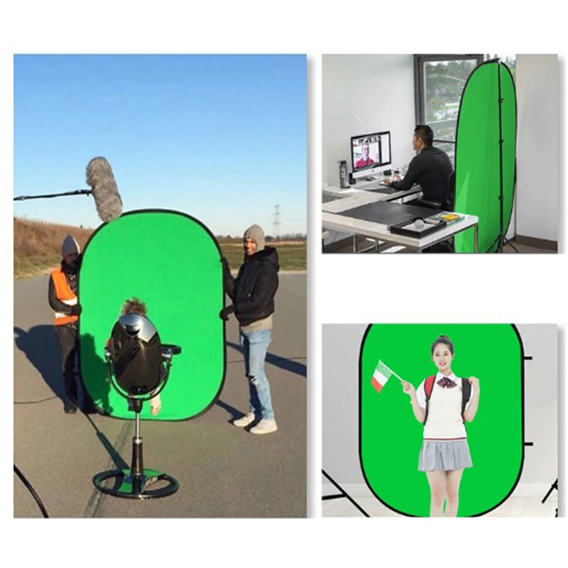 

Photography Reflector Portable Backdrop Green Screen Background Backdrops