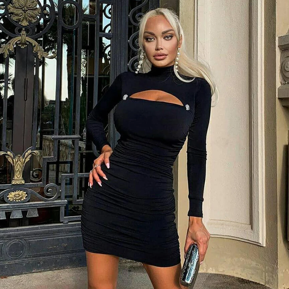 Seamyla женские туфли черного цвета с длинными рукавами и отверстиями на верхнем