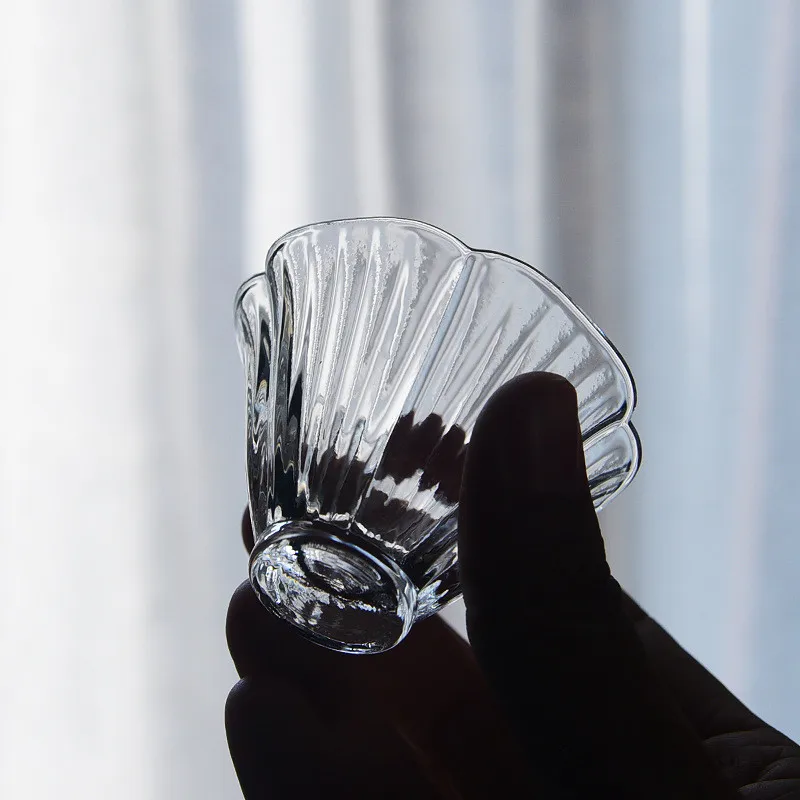 4 шт. Японский небольшой Чай чашки высокого Температура устойчивый Стекло